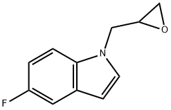 1-N-glycidyl-5-fluoro-indole 结构式