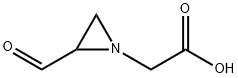 1-Aziridineaceticacid,2-formyl-(9CI) Structure