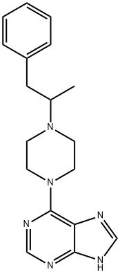 6-[4-(α-Methylphenethyl)-1-piperazinyl]-9H-purine|