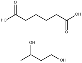 已二酸与1,3-丁二醇的聚合物, 24937-93-7, 结构式