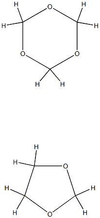 1,3,5-Trioxane, polymer with 1,3-dioxolane Structure