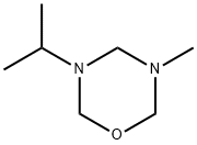 2H-1,3,5-Oxadiazine,tetrahydro-3-methyl-5-(1-methylethyl)-(9CI) Struktur