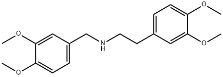 N-(3,4-dimethoxybenzyl)-2-(3,4-dimethoxyphenyl)ethanamine Structure