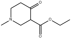 1-甲基-4-氧代哌啶-3-羧酸乙酯,25012-72-0,结构式