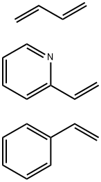 苯乙烯、丁二烯、乙烯基吡啶三聚物 结构式