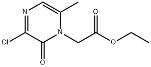 ethyl 2-(3-chloro-6-methyl-2-oxopyrazin-1(2H)-yl)acetate(WXC05974), 250659-48-4, 结构式