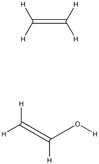 乙烯醇-乙烯共聚物, 25067-34-9, 结构式