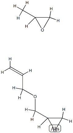 Oxirane, methyl-, polymer with [(2-propenyloxy)methyl]oxirane Structure