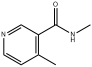 3-Pyridinecarboxamide,N,4-dimethyl-(9CI) Struktur