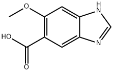 1H-Benzimidazole-5-carboxylicacid,6-methoxy-(9CI) Struktur