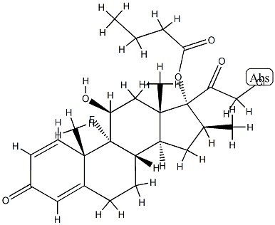 氯倍他索丁酸酯,25122-47-8,结构式