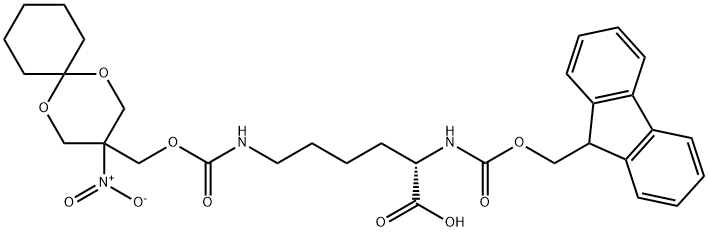 FMOC-LYS(TNM)-OH Struktur