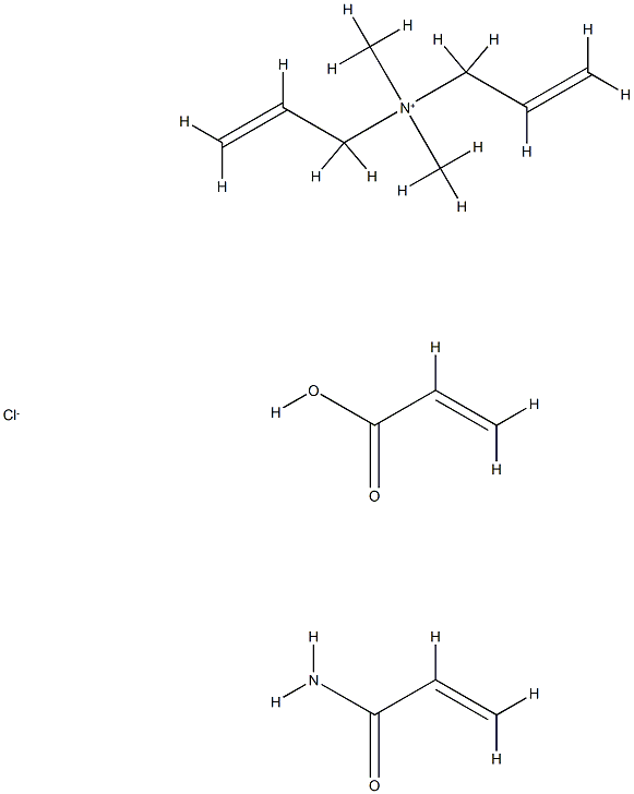 聚季铵盐-39, 25136-75-8, 结构式