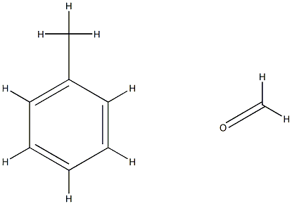 甲醛与甲苯的聚合物, 25155-81-1, 结构式