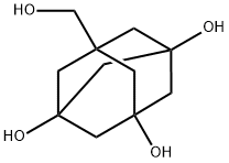 Tricyclo[3.3.1.13,7]decane-1,3,5-triol, 7-(hydroxymethyl)- (9CI) Structure