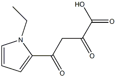 1H-Pyrrole-2-butanoicacid,1-ethyl-alpha,gamma-dioxo-(9CI) Struktur