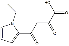 1H-Pyrrole-2-butanoicacid,1-ethyl-alpha,gamma-dioxo-(9CI) 化学構造式