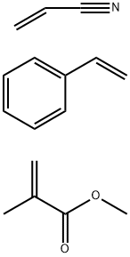 甲基丙烯酸甲酯-丙烯腈-苯乙烯共聚物(MAS-711),25213-88-1,结构式