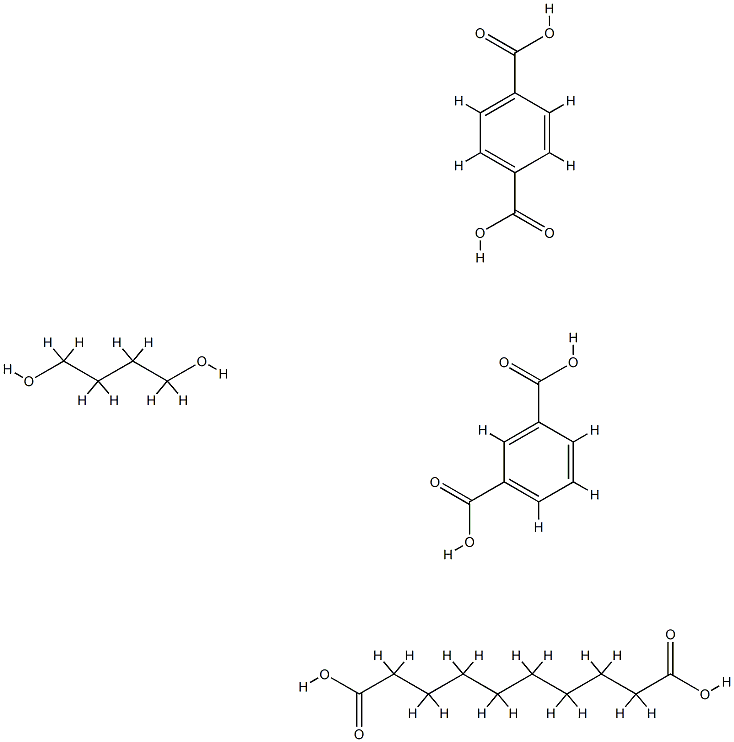 1,3-Benzenedicarboxylic acid, polymer with 1,4-benzenedicarboxylic acid, 1,4-butanediol and decanedioic acid|1,3-苯二甲酸与1,4-苯二甲酸、1,4-丁二醇和癸二酸的聚合物