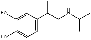 1,2-Benzenediol,4-[1-methyl-2-[(1-methylethyl)amino]ethyl]-(9CI) 化学構造式