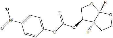 (3R,3αS,6αR)-Hexahydrofuro[2,3-β]furan-3-yl-4-nitrophenyl carbonate Structure