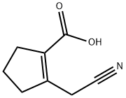 25297-42-1 1-Cyclopentene-1-carboxylicacid,2-(cyanomethyl)-(8CI)
