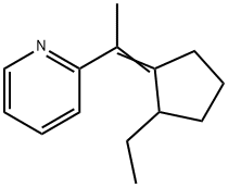 Pyridine,2-[1-(2-ethylcyclopentylidene)ethyl]-(9CI) 结构式