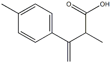 Benzenepropanoic acid, -alpha-,4-dimethyl--ba--methylene- (9CI) Structure