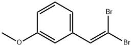 1-(2,2-dibromovinyl)-3-methoxybenzene Structure