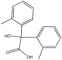 α-Hydroxy-2-methyl-α-(2-methylphenyl)benzeneacetic acid,2537-81-7,结构式