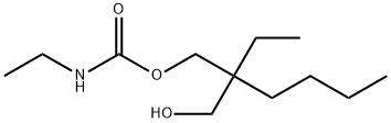 2-Ethyl-2-(hydroxymethyl)hexyl=ethylcarbamate,25384-53-6,结构式