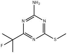 4-(2-氟丙烷-2-基)-6-(甲硫基)-1,3,5-三嗪-2-胺,253870-30-3,结构式