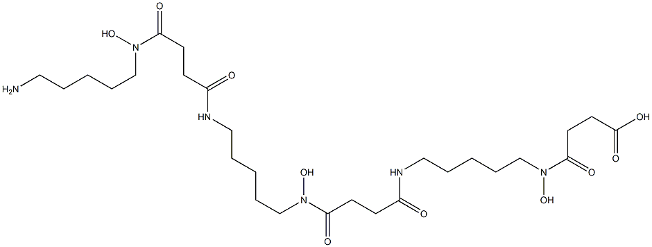 desferrioxamine G,25400-40-2,结构式