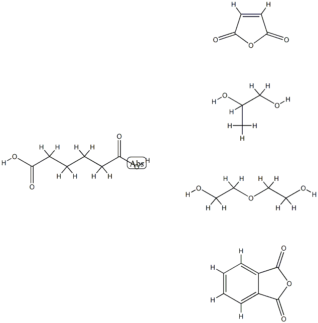 25464-21-5 丙二醇与顺丁烯二酸酐、邻苯二甲酸酐、己二酸和3-氧杂-1,5-戊二醇的聚合物