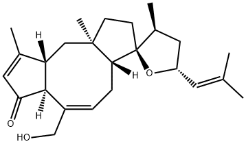 14,18-エポキシ-25-ヒドロキシオフィオボラ-3,7,19-トリエン-5-オン 化学構造式