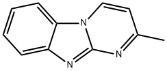 Pyrimido[1,2-a]benzimidazole, 2-methyl- (6CI,8CI,9CI) 化学構造式