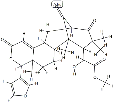 25570-77-8 4-(3-Furanyl)-4,4a,5,6,6a,7,8,9,10,11,12,12a-dodecahydro-α-hydroxy-4a,7,9,9-tetramethyl-2,10,13-trioxo-7,11-methano-2H-cycloocta[f][2]benzopyran-8-acetic acid methyl ester