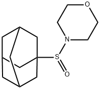 4-(1-adamantylsulfinyl)morpholine Struktur