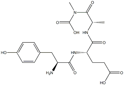 Poly(tyr-glu-ala-gly) Struktur