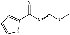 2-Thiophenecarbothioamide,N-[(dimethylamino)methylene]-(9CI) 化学構造式