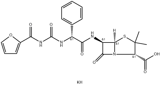 (2S,5β)-6α-[[(S)-[[[(2-Furanylcarbonyl)amino]carbonyl]amino]phenylacetyl]amino]-3,3-dimethyl-7-oxo-4-thia-1-azabicyclo[3.2.0]heptane-2β-carboxylic acid potassium salt|