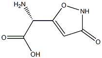 5-Isoxazoleaceticacid,-alpha--amino-2,3-dihydro-3-oxo-,(-alpha-R)-(9CI) Struktur