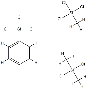 트라이클로르메틸실레인과 트라이크로로페닐실레인이 함유된 다이클로로다이메틸실레인 중합체