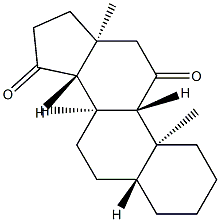 5α-Androstane-11,15-dione,25788-14-1,结构式