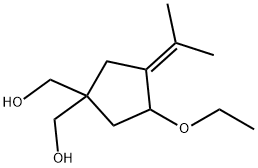 1,1-Cyclopentanedimethanol,3-ethoxy-4-(1-methylethylidene)-(9CI) Structure