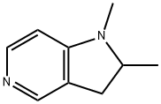 1H-Pyrrolo[3,2-c]pyridine,2,3-dihydro-1,2-dimethyl-(9CI) Struktur