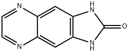 2H-Imidazo[4,5-g]quinoxalin-2-one,1,3-dihydro-(8CI) Struktur