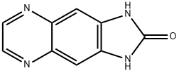 2H-Imidazo[4,5-g]quinoxalin-2-one,1,3-dihydro-(8CI) Structure