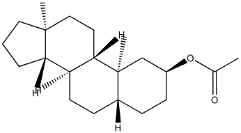 2α-Acetoxy-5α-androstane,25814-60-2,结构式