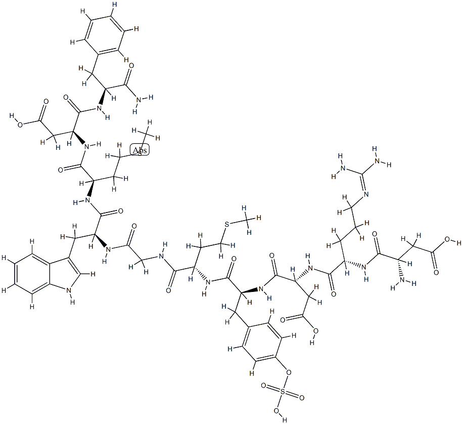 cholecystokinin 10 C-terminal fragment,25842-57-3,结构式